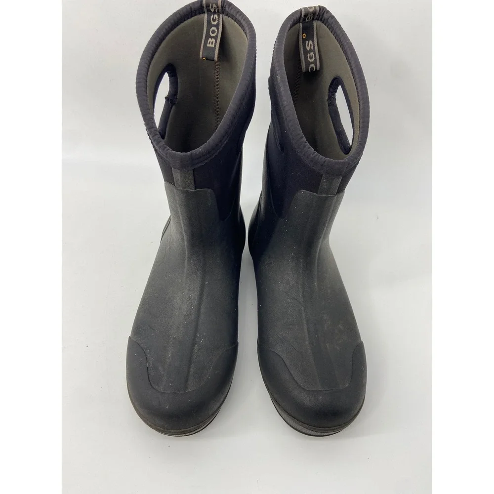 Bogs Boots Ultra Mid Men 11 Black Waterproof Rain Mudd Snow Work Utility Outdoor